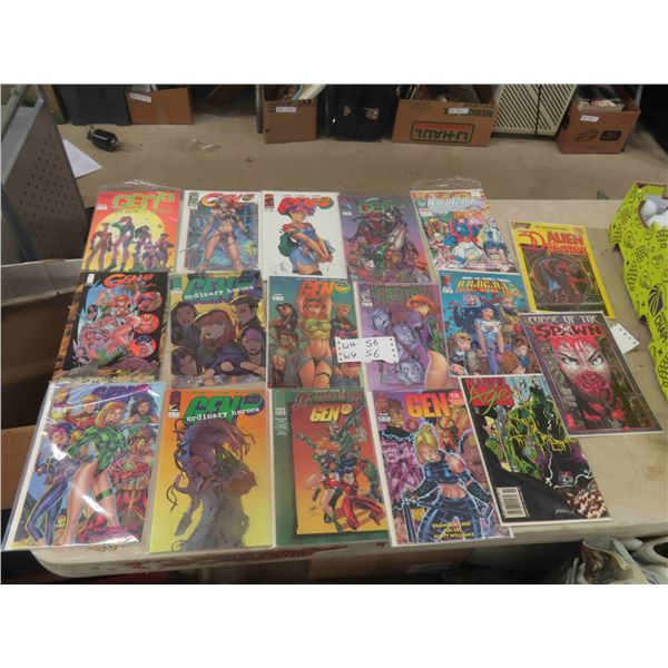 15 Gen 13 Etc. Comics