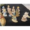 Image 4 :  Wade Tea Figurines ; (33) Nursery Rhyme Ornaments Including Gingerbread Boy