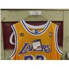 Image 2 : Autographed Magic Johnson Basketball Jersey with COA 