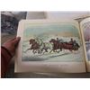 Image 6 : Rare Currier and Ives 80 Historic Print Book