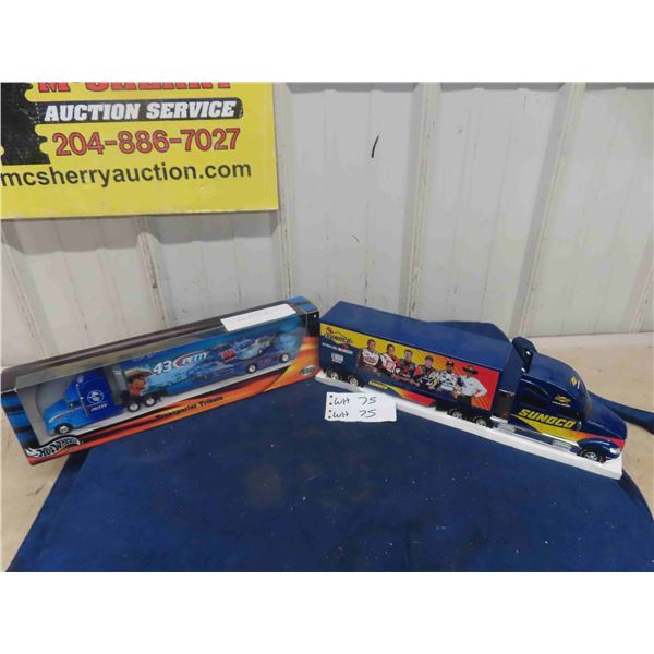 2 Richard Petty Car Hauler Trucks