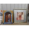 Image 1 : (2) Pictures ; 35" x 35" & 22" x 30"