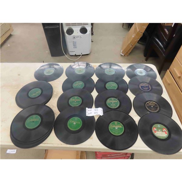 Lot of Over 40 Rare 10" 78 RPM Records