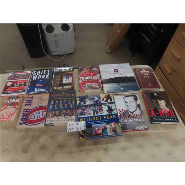 Lot of 12 Sports Autobiography + Other Books