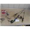 Image 1 : 3 Ice Fishing Rods + 6 Reels Including New Quantum
