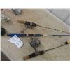 Image 2 : 3 Ice Fishing Rods + 6 Reels Including New Quantum