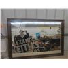 Image 1 : Alexander Keiths Beer Mirror with Advertising 35" x 51"