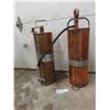 Image 4 : 2 Copper Pump Tank Extinguishers 2.5 Gal