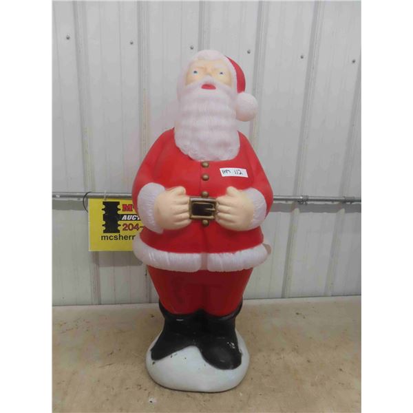 Santa Clause Blow Mold 41" Tall - 1 small break