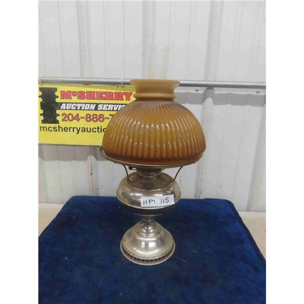 Silver Aladdin Lamp with Shade