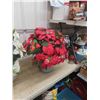 Image 4 : 3 Poinsettia Christmas Flowers