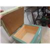 Image 6 : Retro Metal Bread Box, Painted Stool with Storage