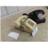 Image 6 : 2 Desk Phones - 1 Old Rotary- Bakelite