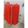 Image 3 : 5 Rolls of Plastic Snow Fence 48" Tall