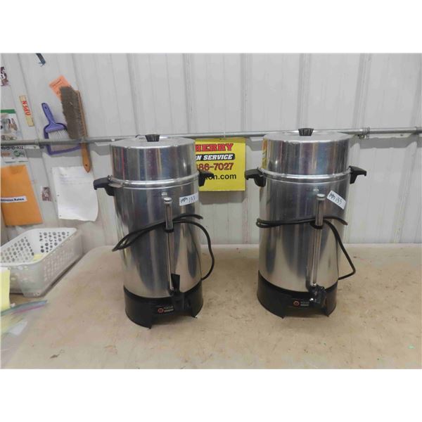 2 Focus Coffee Percolators