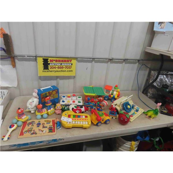 Sesame Street Toys, Lunch Kit, Train, Pull Toys, Puzzle, plus more
