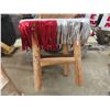 Image 4 : Rustic Cabin Wooden Table + 3 Chairs 29" x 30"x 30"