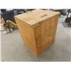 Image 3 : Wooden Firewood Storage Bin 28" x 28" x 35"