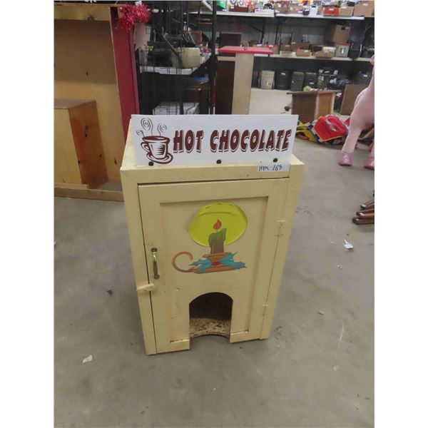 Hot Chocolate Urn Cabinet 19" x 19" x 32"
