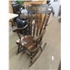 Image 1 : Heavy Wooden Rocker Chair
