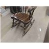 Image 2 : Heavy Wooden Rocker Chair