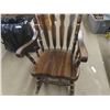 Image 3 : Heavy Wooden Rocker Chair