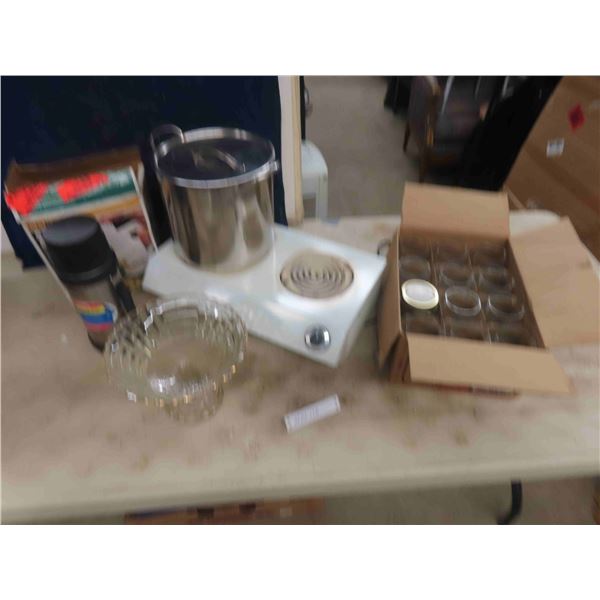 Hot Plate, Stewing Pot, Salad Shooter- Cord, Thermos