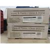 Image 2 : 2 Sealed Boxes + 22 pcs Glass + Stone Tile 12" x 12"