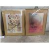 Image 3 : 7 Gold Colored Framed Pictures - Largest 24" x 40"