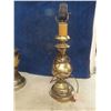 Image 2 : 3 Brass Table Lamps 18" tall - No Shades