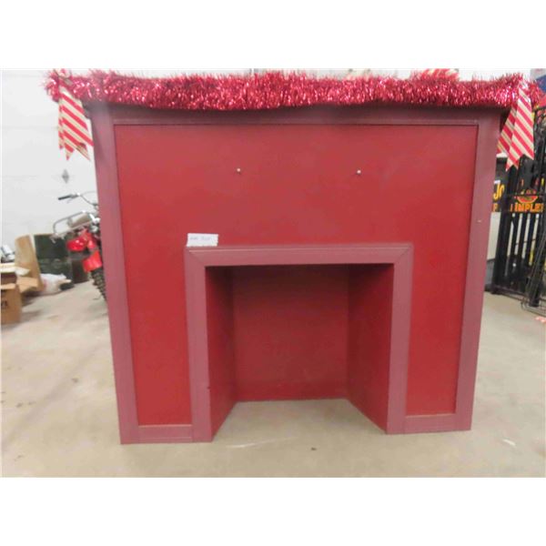 Christmas Fireplace 14" x 46" x 54"