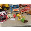 Image 4 : Toys; Train, Fire Truck, Gravel Truck, Remote Convertible, Fisher Price