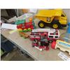 Image 6 : Toys; Train, Fire Truck, Gravel Truck, Remote Convertible, Fisher Price