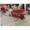 Image 1 : True Temper Rubber Tired Wheel Barrow