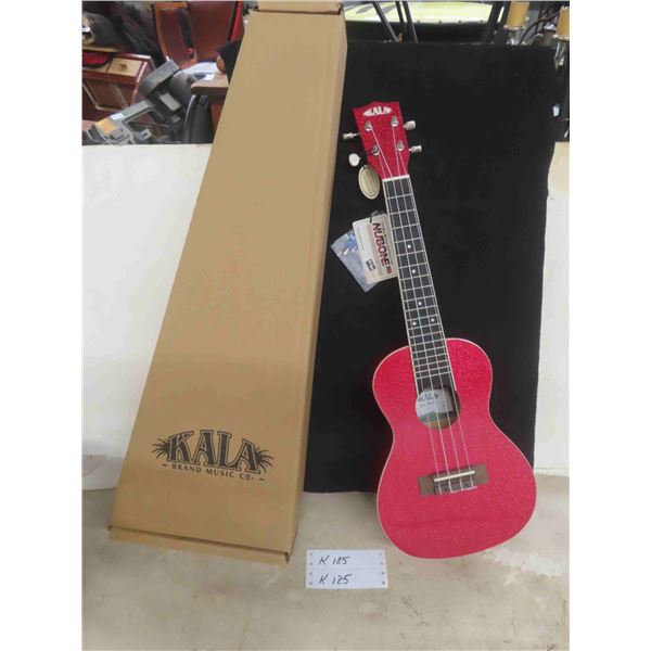 New Kala Sparkle Red Ukulele