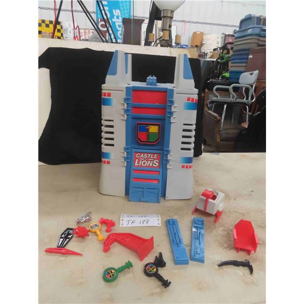 Vintage + Rare Voltron 1984 Panosh Place Castle of Lions - Near Complete + 