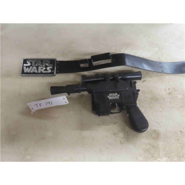 Vintage Star Wars 1978 Han Solo Blaster + Belt  Rare Find