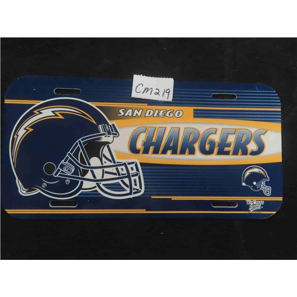 San Diego Chargers License Plate