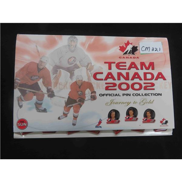 2002 Team Canada Complete Official Pin Collection