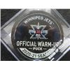 Image 3 : Winnipeg Jets 10th Season Official Warm Up Used Puck 