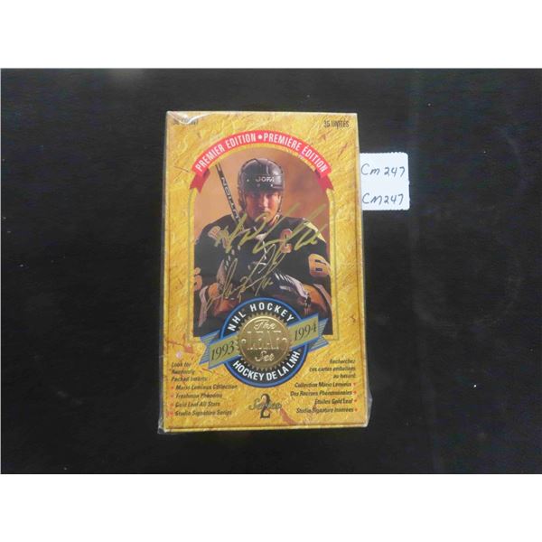 Mario Lemieux Autographed Empty Hockey Card Box