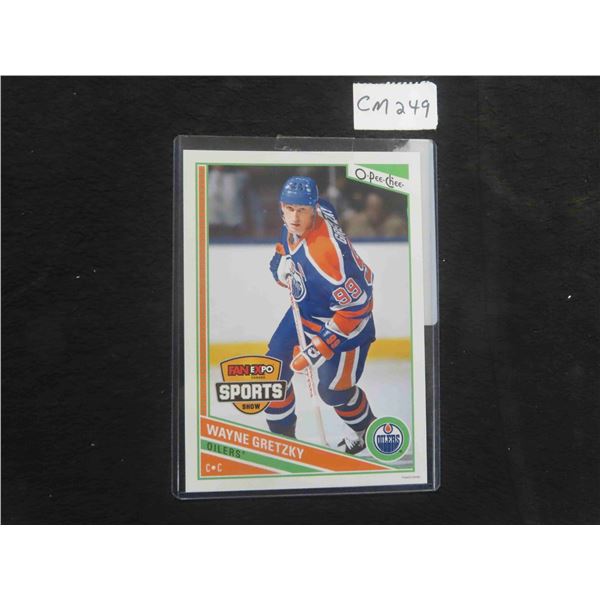 Wayne Gretzky Oversized Hockey Card