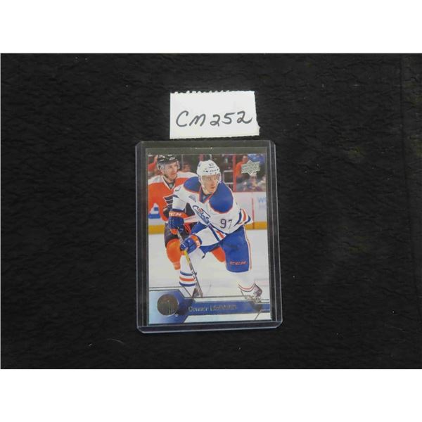 2nd Year Connor McDavid Upper Deck Card