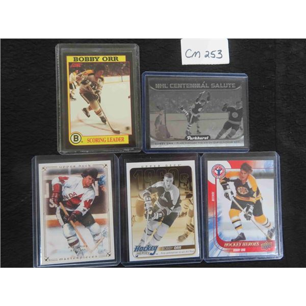 5 Bobby Orr Cards