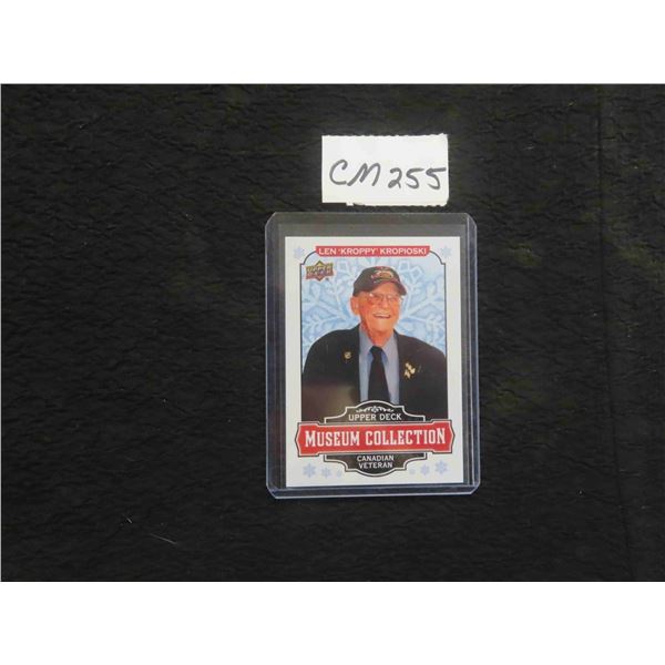 Len ' Kroppy' Kropioski Winnipeg Jets Super Fan Card 