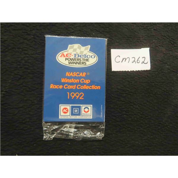 1992 NASCAR Winston Cup 10 Race Cards Set