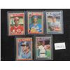 Image 1 : (5) 1985 Fleer Baseball Cards