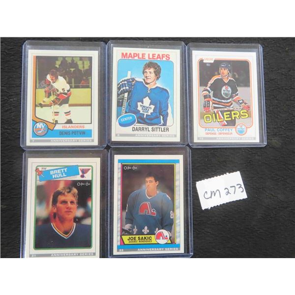 5 Assorted Hockey Cards