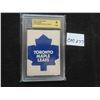 Image 1 : Graded 1972/73 O-Pee-Chee Toronto Maple Leafs Team Logo