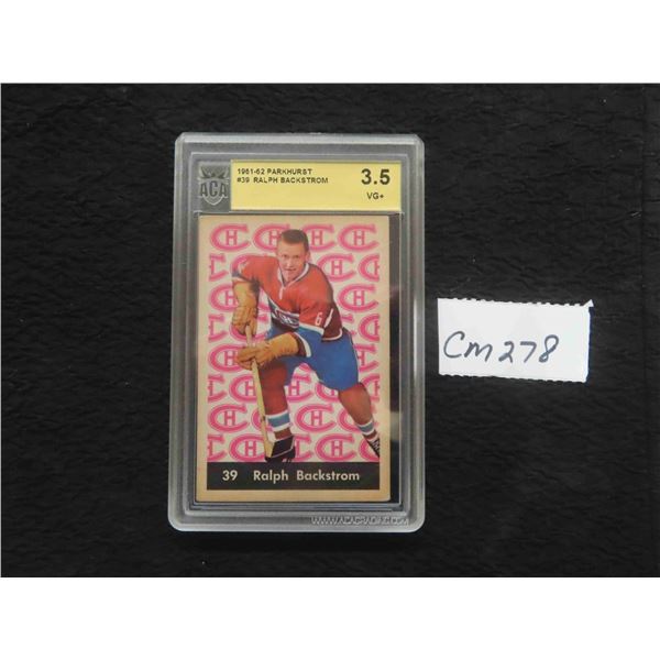 Graded 1951/52 Parkhurst Ralph Backstrom